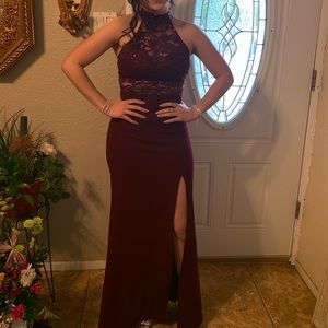 Maroon Prom Dress